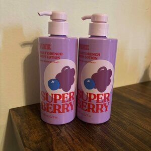 Victoria's Secret PINK SuperBerry body lotion 2 pack